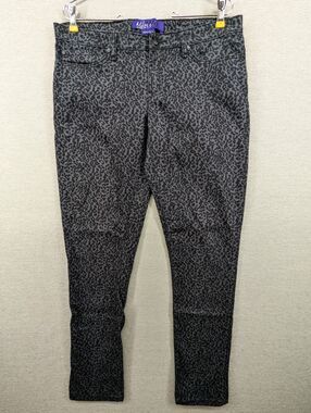 Miley Cyrus Max Azria Jeans Size 15 Black Leopard Print -0424B190